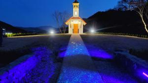 홍천 무궁화수목원, 야간경관조명 점등시간 연장