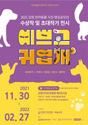 강원디자인진흥원, 30일부터 반려동물 동반 관람 전시회 개최