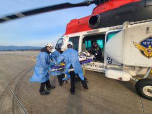 동해해경청, 응급환자(급성 간성혼수) 헬기이용 긴급이송