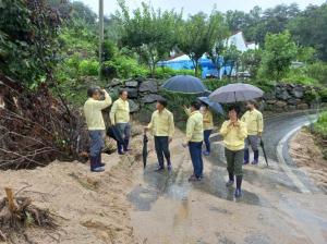 횡성군의회 폭우 피해 현장 신속한 복구대책 강구