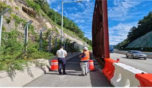 강원경찰, 태풍 대비 고속도로 시설물 긴급 합동점검