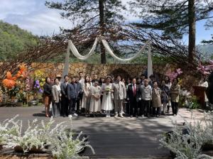 국립백두대간수목원, 지역민을 위한 이색 결혼식 열려